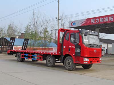 程力威牌CLW5252TPBC4型平板運輸車