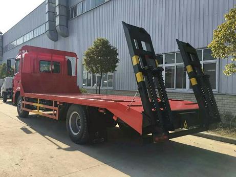 國六解放J6單橋挖掘機平運輸車
